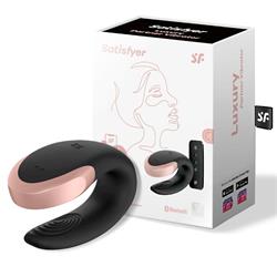 Double Love Luxury Partner Vibrator Black Clave 48