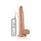 9.5" Real Extreme Dildo Vibrating-Flesh