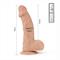 9" Real Extreme Dildo Vibrating-Flesh