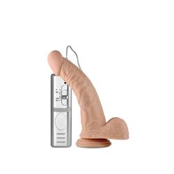 8.5" Real Extreme Dildo Vibrating-Flesh