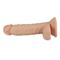 7.5" Real Extreme Dildo Vibrating-Flesh