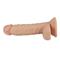 7.5" Real Extreme Dildo Vibrating-Flesh