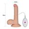 7.5" The Ultra Soft Dude Vibrating-Flesh