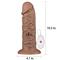 10.5 King-sized Dildo-Brown