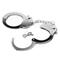 Metal Hand Cuffs-Silver