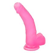 Dildo Jelly Studs 8" Pink