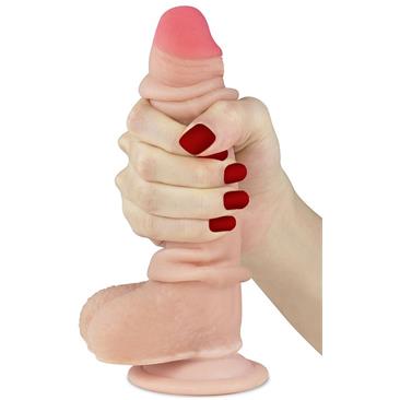 7 Sliding-Skin Dildo-Flesh