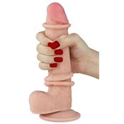 Dildo Sliding 8" Natural