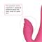 Rabbit Vibrator USB Rechargeable-Rose Red