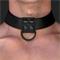 Collar With Leash-Black