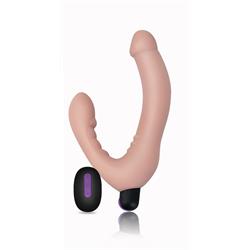 Strapless Strap-on USB Rechargeable-Flesh