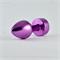 Aluminium Anal plug-Purple