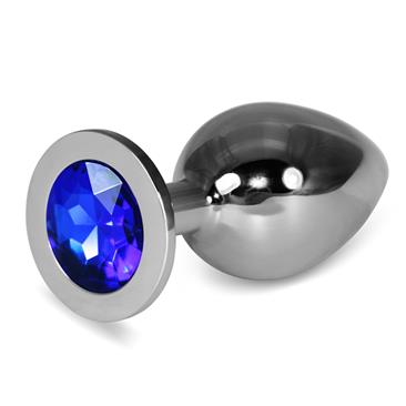 Large Silver Plug-Darkblue