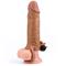 Add 2" Vibrating Penis Sleeve-Brown