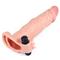 Add 2" Vibrating Penis Sleeve-Flesh