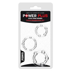 POWER PLUS Cockring-Clear
