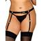 Adjustable Garter Belt Patent Leather-Curvy XL/XXL