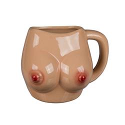 Ceramic mug, Boobs,  ca. 10 x 10 cm-Cl.-24