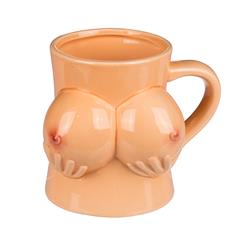 Mug, Boobs, ca. 11 x 9 cm, stoneware-Cl.-24