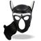 Hound Dog Hood with Removable Muzzle White/Black O