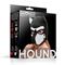 Hound Dog Hood with Removable Muzzle White/Black O