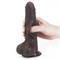 7 Sliding-Skin Dildo-Black