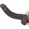 9.5 Sliding-Skin Dildo-Black