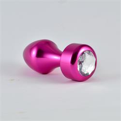 Plug Anal Fuchsia Rosebud con Joya