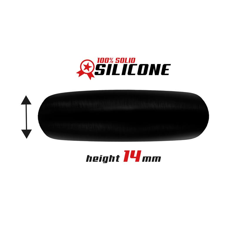 Cock Ring Solid Silicone 5.5 cm Black