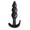 Gevil Beaded Anal Plug Black