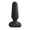 Doon Silicone Anal Plug Black