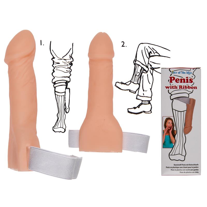 Plastic Penis with Ribbon