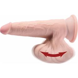 Cock Swinging Balls 7 Inch Light skin tone