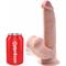 3D Cock Swinging Balls 8 Inch Light skin tone