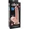 3D Cock Swinging Balls 8 Inch Light skin tone