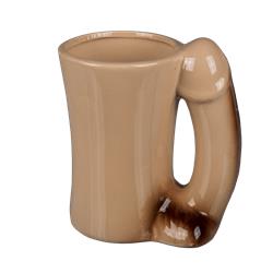 Ceramic mug, Penis,  ca. 14 x 8.5 cm-Cl.-24