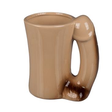 Ceramic mug, Penis,  ca. 14 x 8.5 cm-Cl.-24