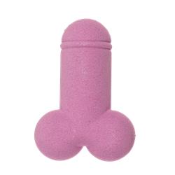 Strawberry Bath Fizzer Penis Shape