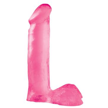 Basix Rubber Works  7.5" Dong-Pink