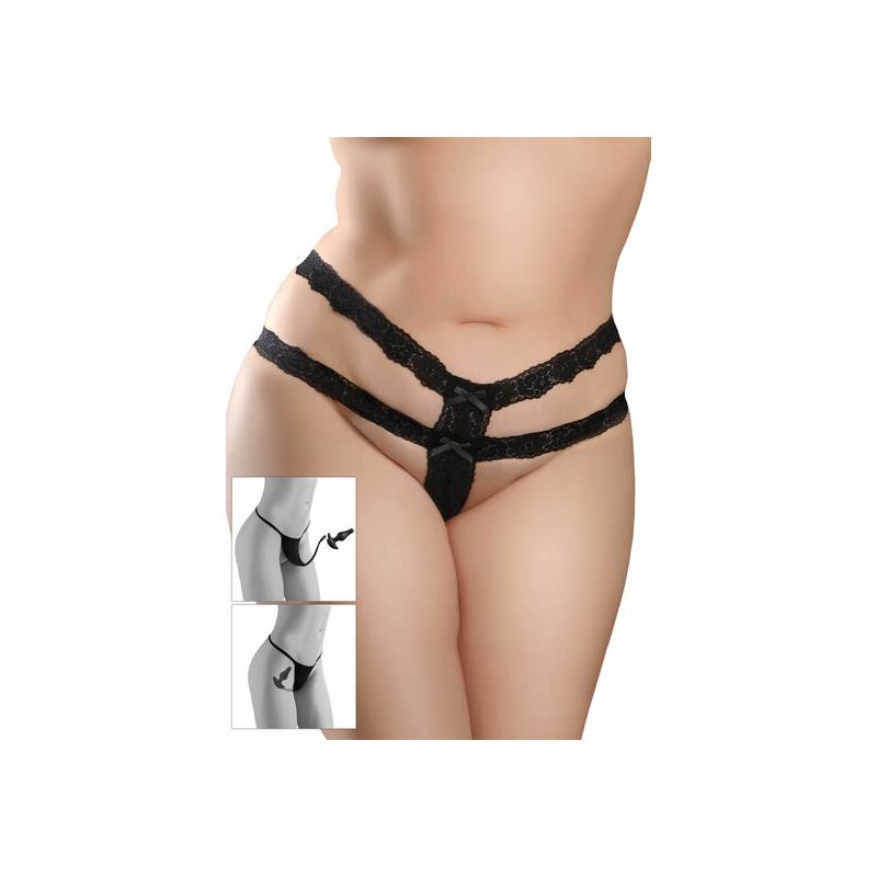 Panty with Butt Plug One Size S-L