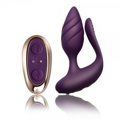 Couple Stimulator Cocktail Remote Control Purple