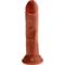 Triple Density Cock 8 Inch Brown skin tone