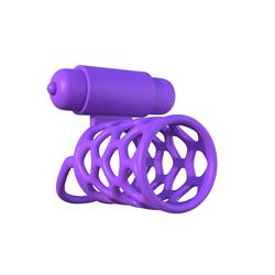 Fantasy C-Ringz  Vibrating Couples Cage-Purple