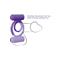 Fantasy C-Ringz  Silicone Double Delight-Purple