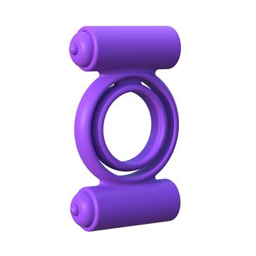 Fantasy C-Ringz  Silicone Double Delight-Purple