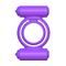 Fantasy C-Ringz  Silicone Double Delight-Purple