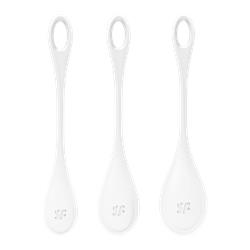 Set of 3 Pelvic Floor Balls Yoni Power 1 White