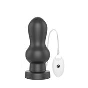 Plug Anal con Vibración King Sized 7" Negro