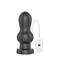 7" King Sized Vibrating Anal Black