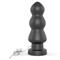 7.8" King Sized Vibrating Anal Black